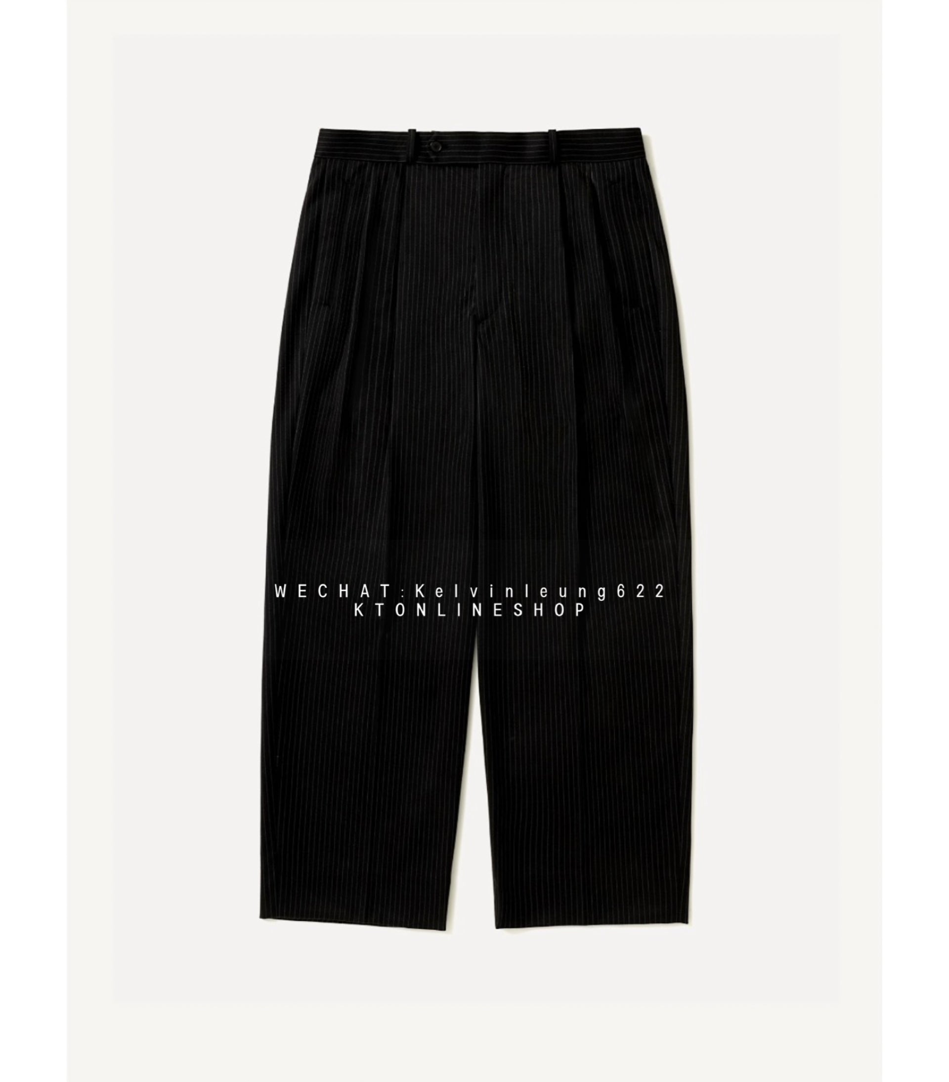 A.PRESSE 26AW Wool Wide Tapered Trousers