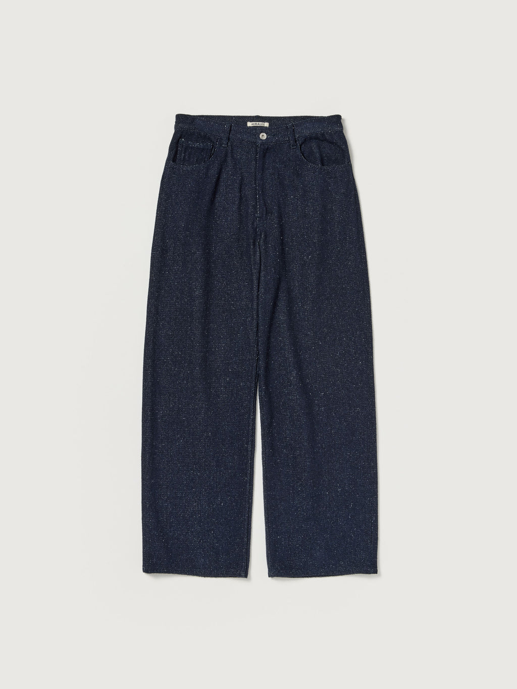 AURALEE 26AW SILK NEP DENIM 5P WIDE PANTS