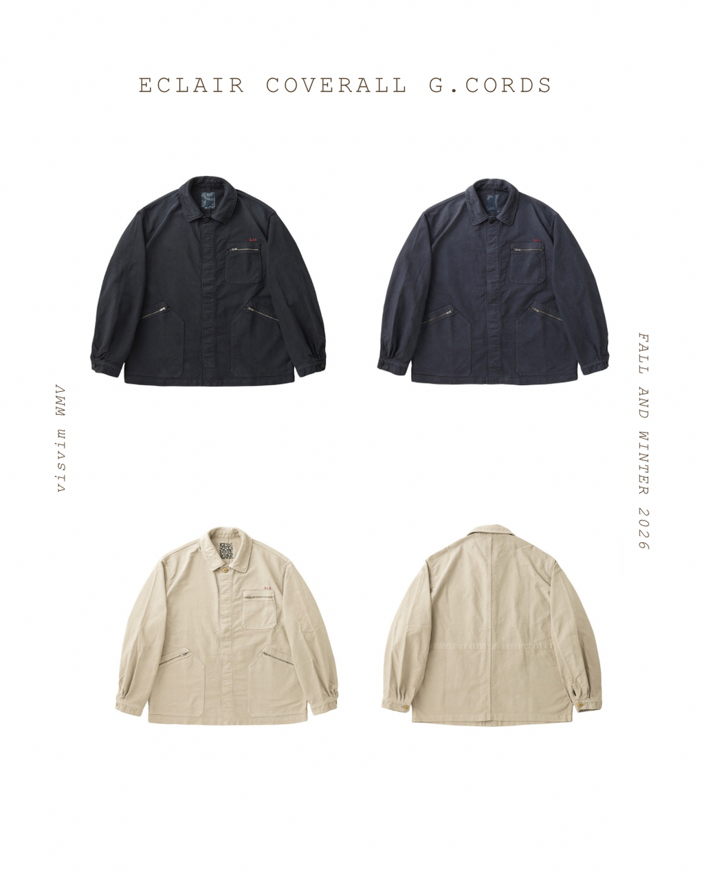 VISVIM 26AW ECLAIR COVERALL G.CORDS