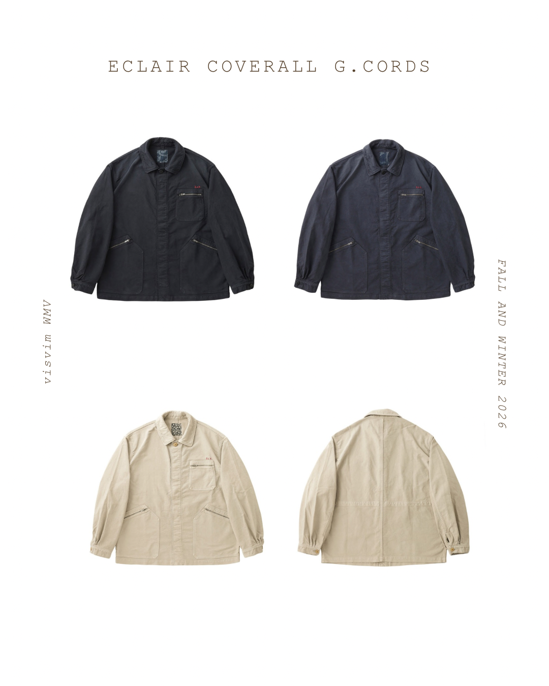 VISVIM 26AW ECLAIR COVERALL G.CORDS