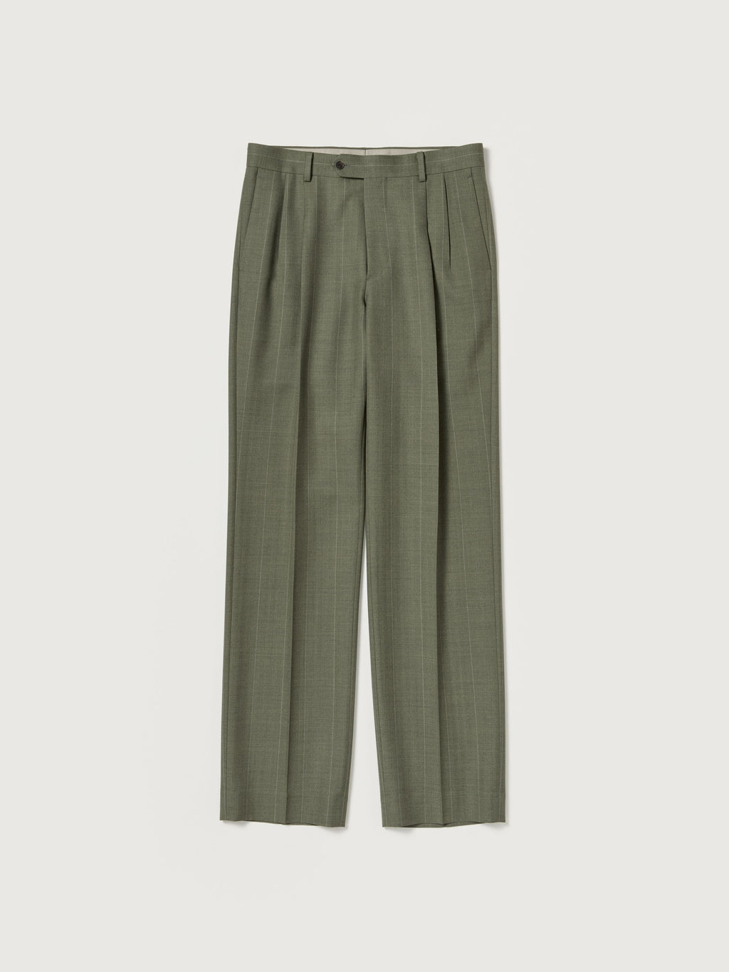 AURALEE 26AW BLUEFACED WOOL TWO-TUCK SLACKS