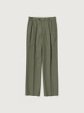 AURALEE 26AW BLUEFACED WOOL TWO-TUCK SLACKS