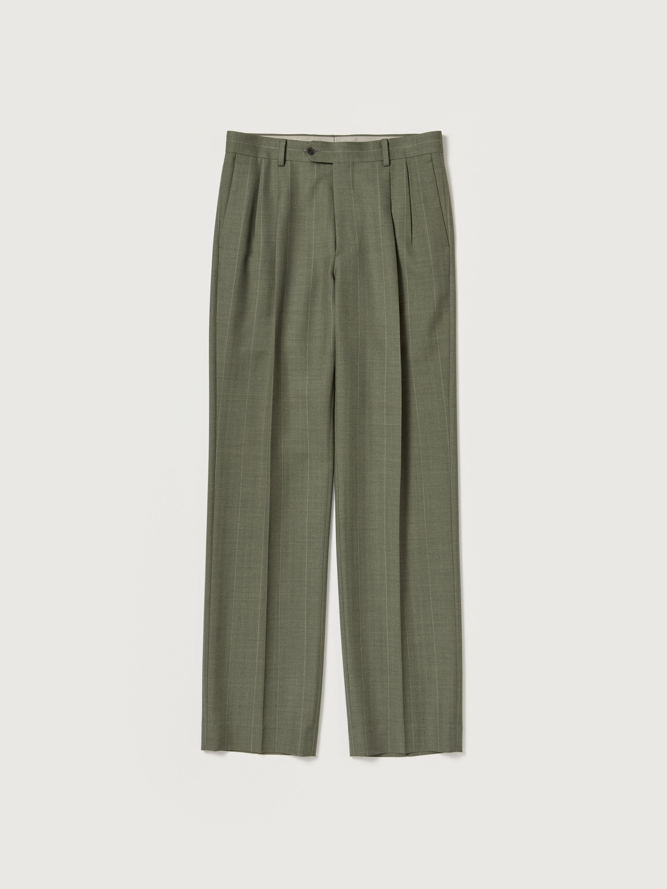 AURALEE 26AW BLUEFACED WOOL TWO-TUCK SLACKS