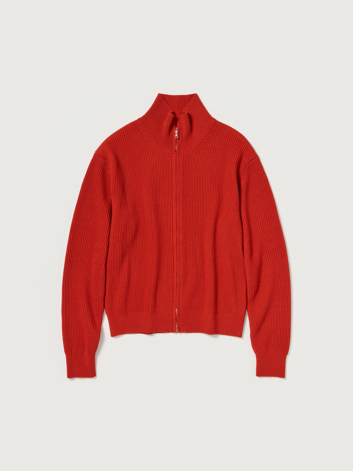 Auralee 26AW SUPER FINE WOOL RIB KNIT ZIP CARDIGAN