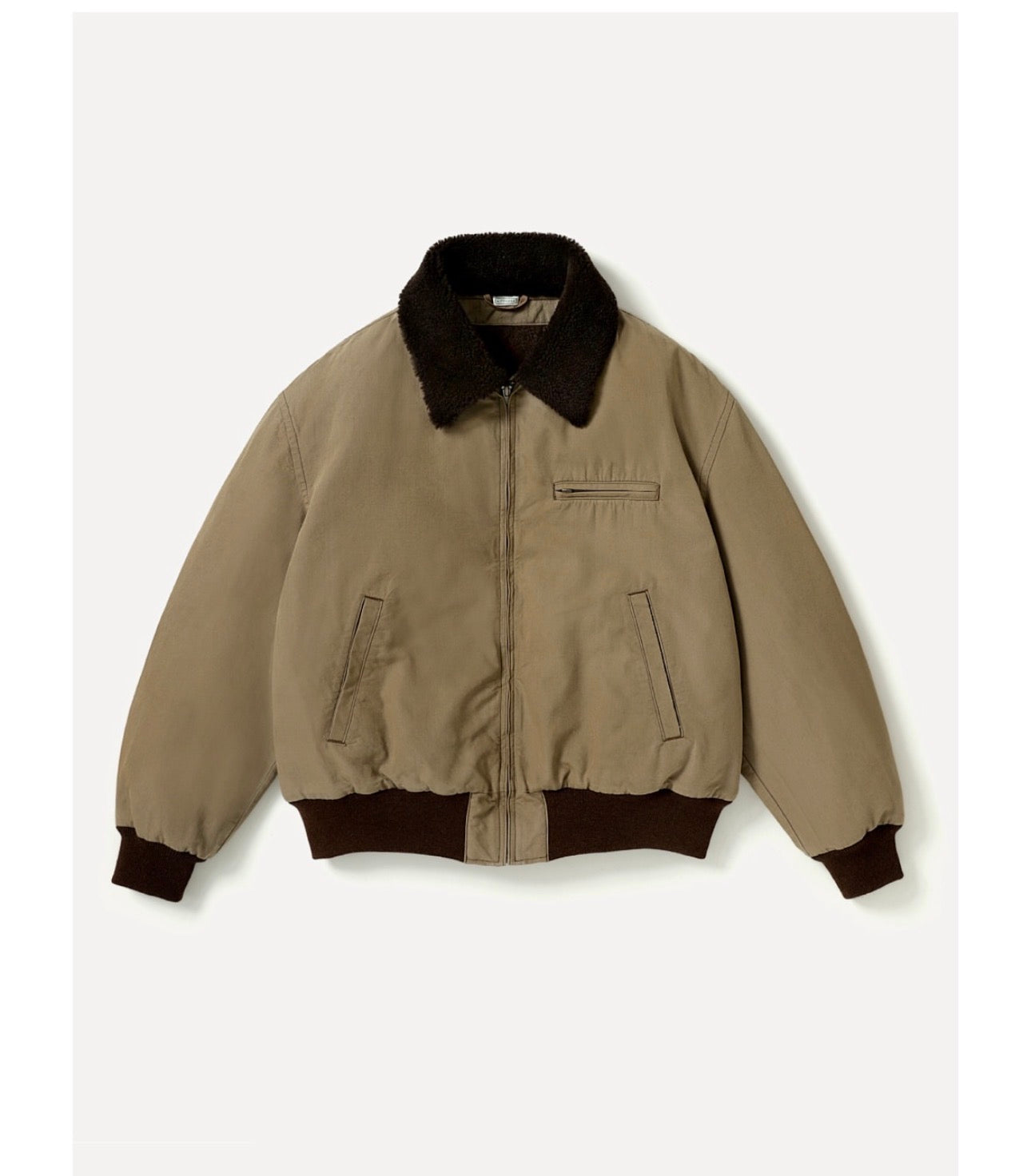 A.PRESSE 26AW Vintage Washed Wool Flight Jacket
