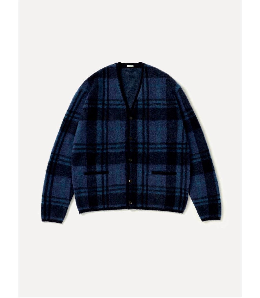 A.PRESSE 26AW Brushed Cashmere Middle Gauge Cardigan