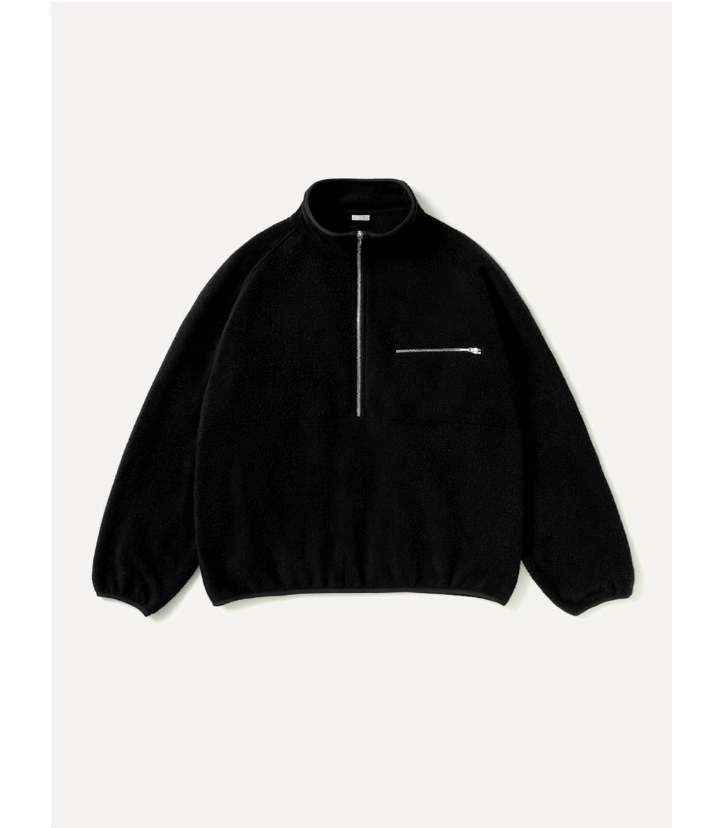A.PRESSE 26AW Vintage Silk Fleece Half Zip Jacket