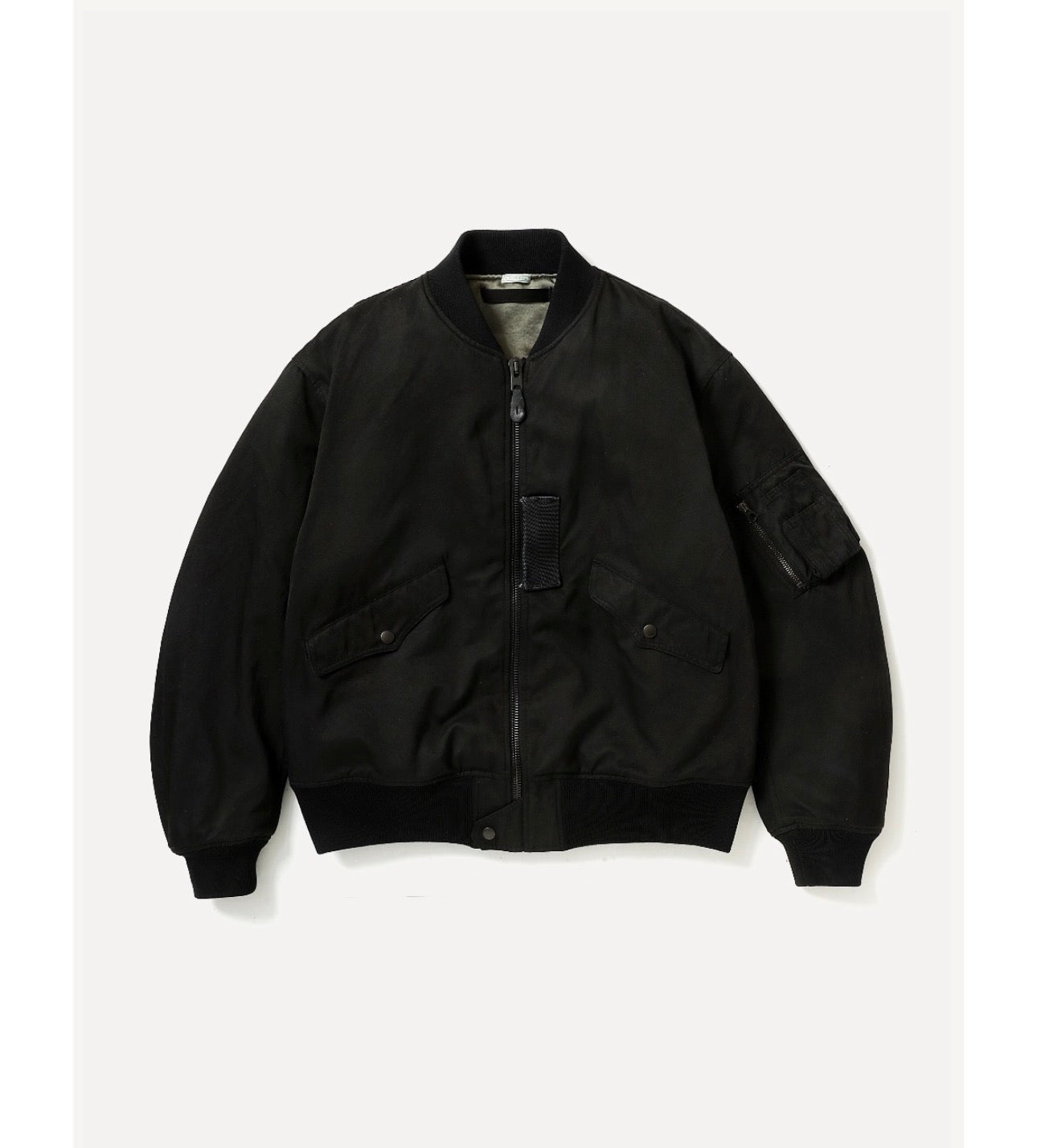 A.PRESSE 26SS Vintage Silk L-2B Flight Jacket