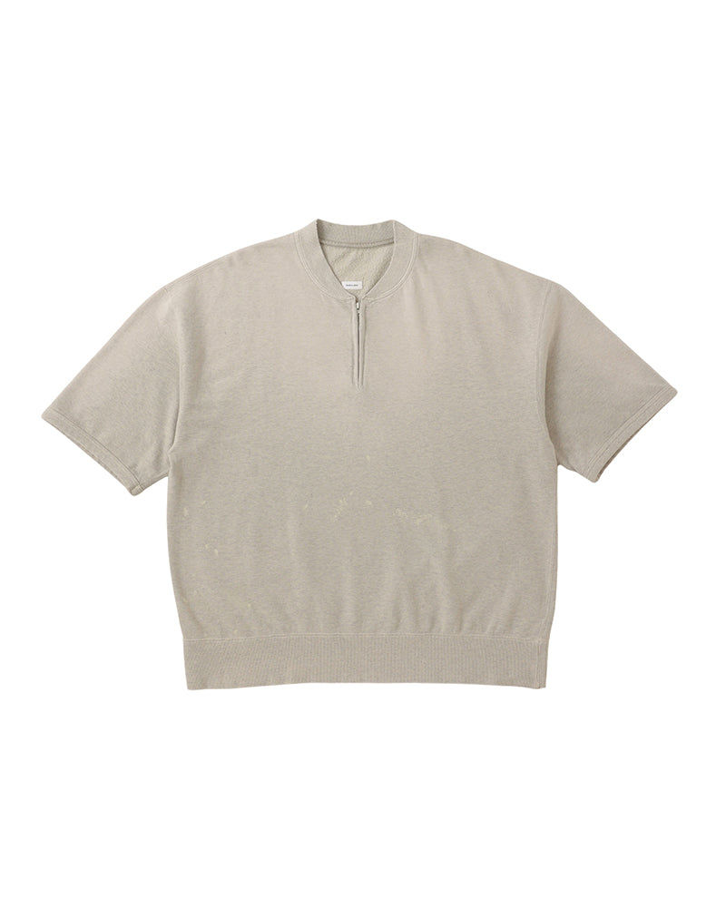 VISVIM 26SS MONDO HENLEY ZIP S/S CRASH