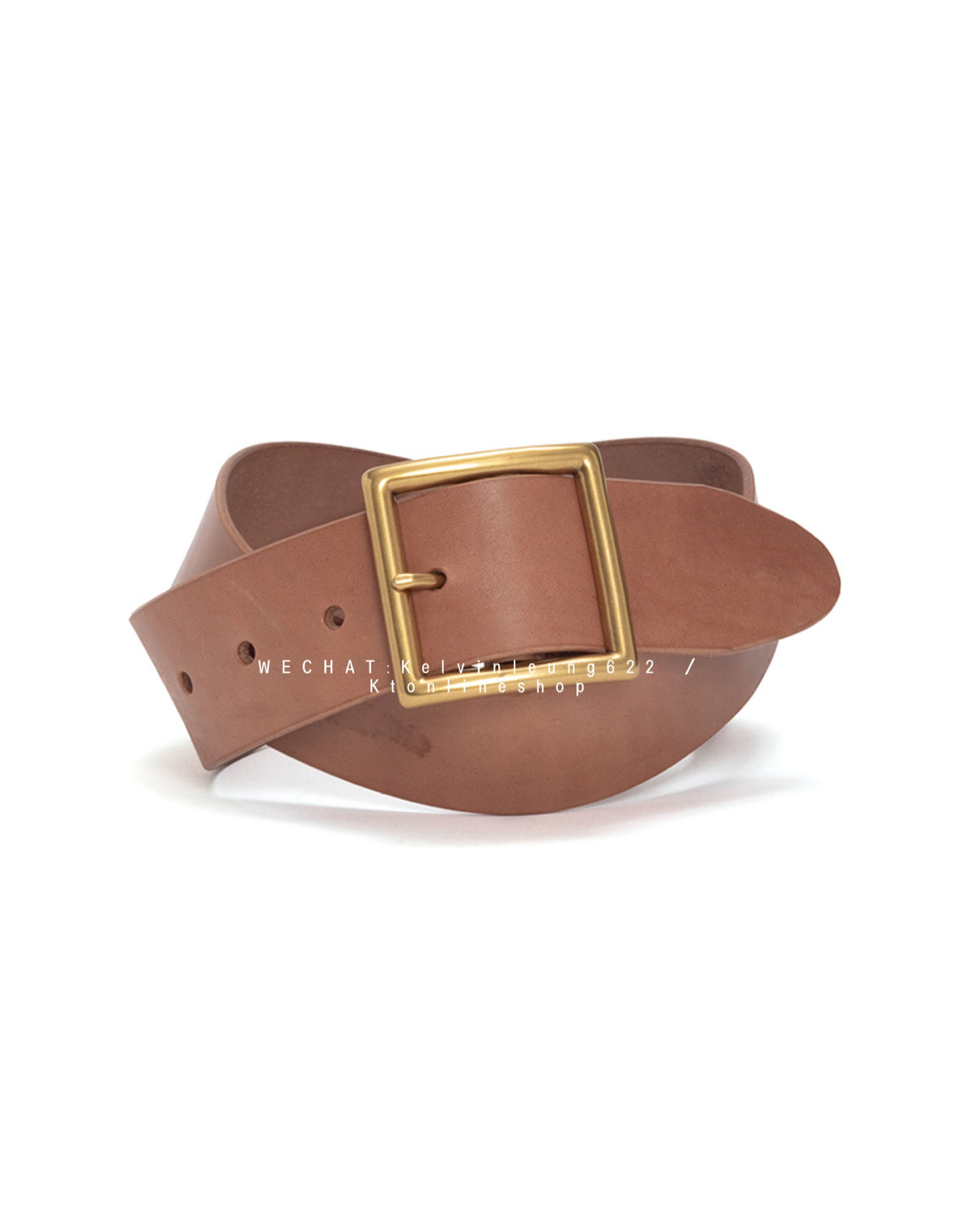 VISVIM 26AW PLAIN BELT 40MM