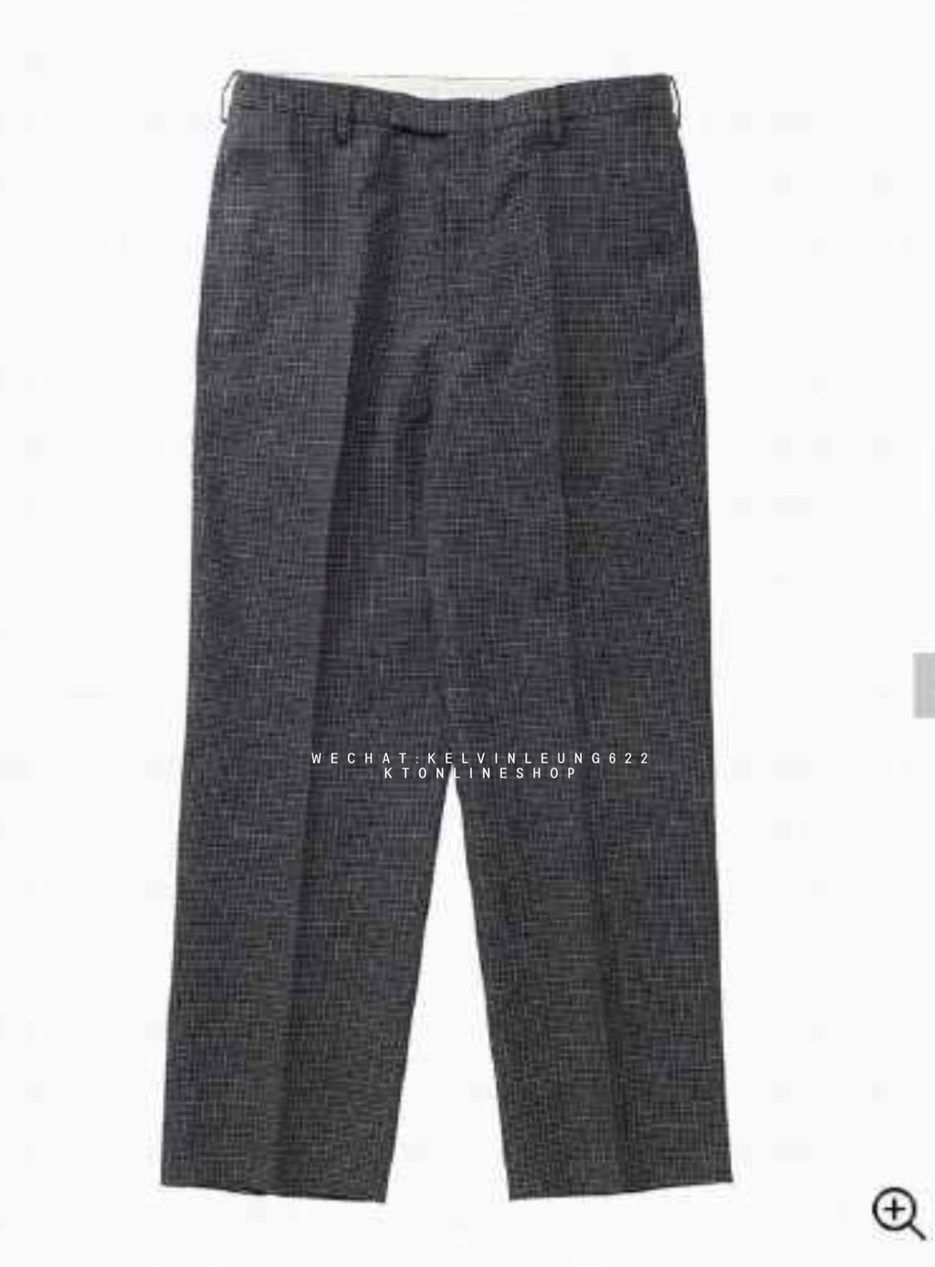 VISVIM 26SS WALKER SLACKS SANTOME CHECK