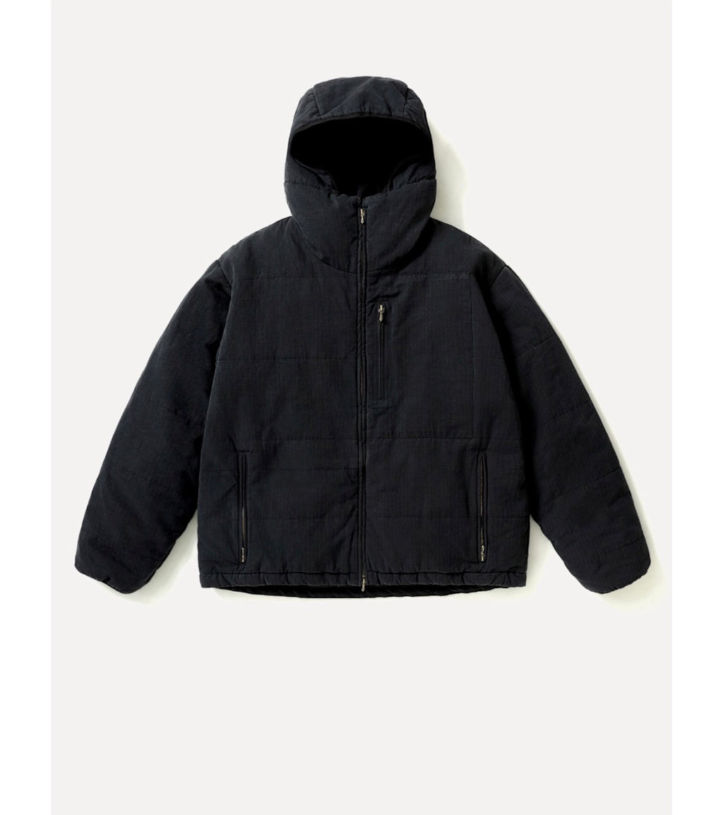 A.PRESSE 26AW Washed Cotton Silk Linen Padded Jacket