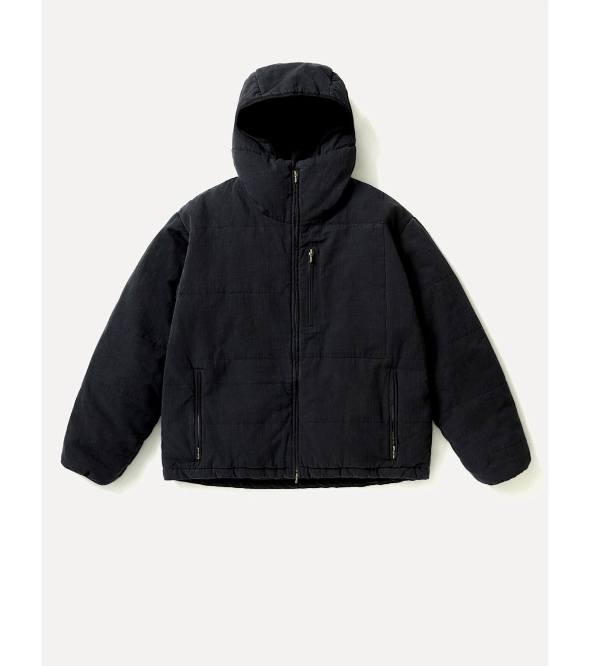 A.PRESSE 26AW Washed Cotton Silk Linen Padded Jacket