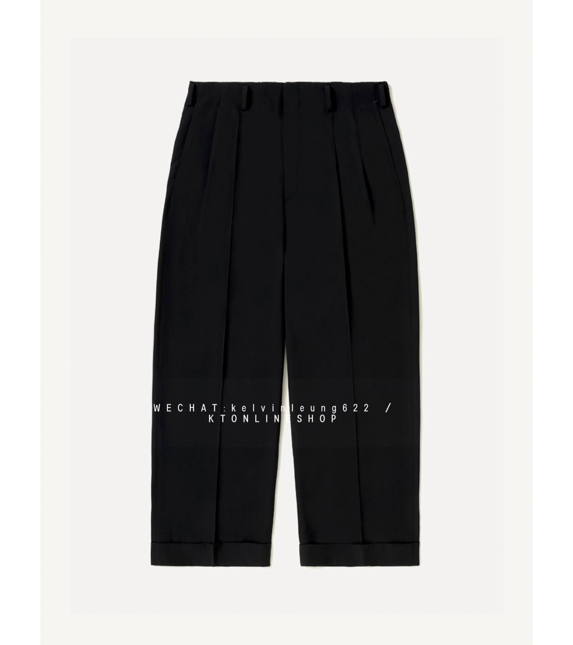 A.PRESSE 26AW Wool Rayon Wide Trousers