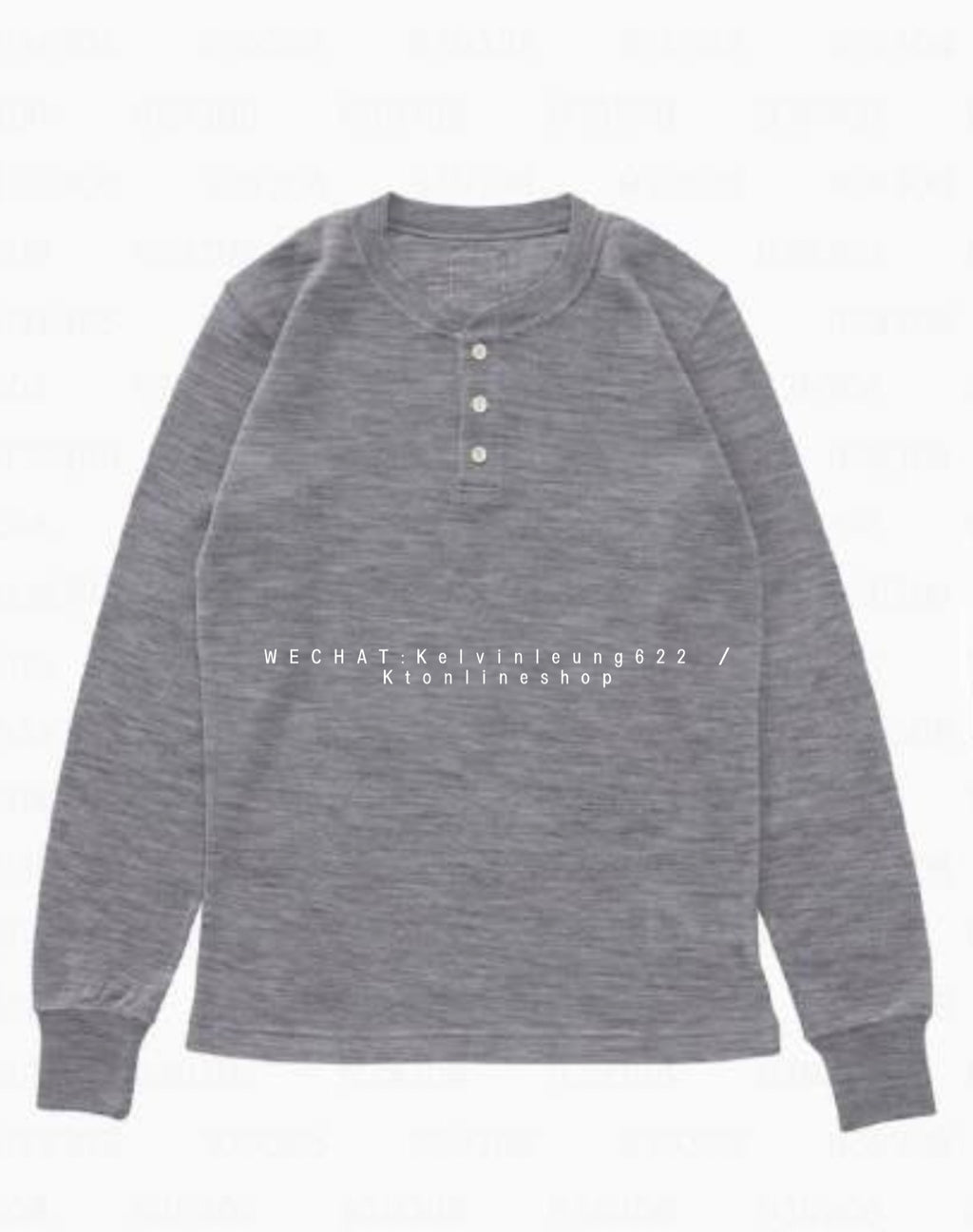 VISVIM 26AW THERMAL HENLEY L/S(SUPRRFINE)