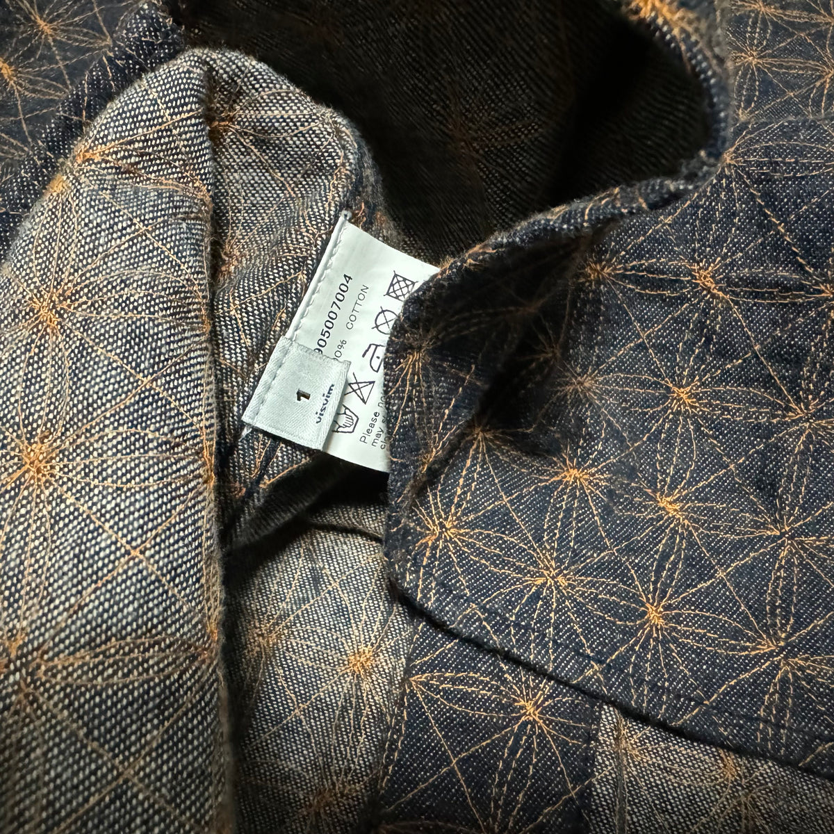 visvim ICT SS BLACK ELK (SASHIKO)