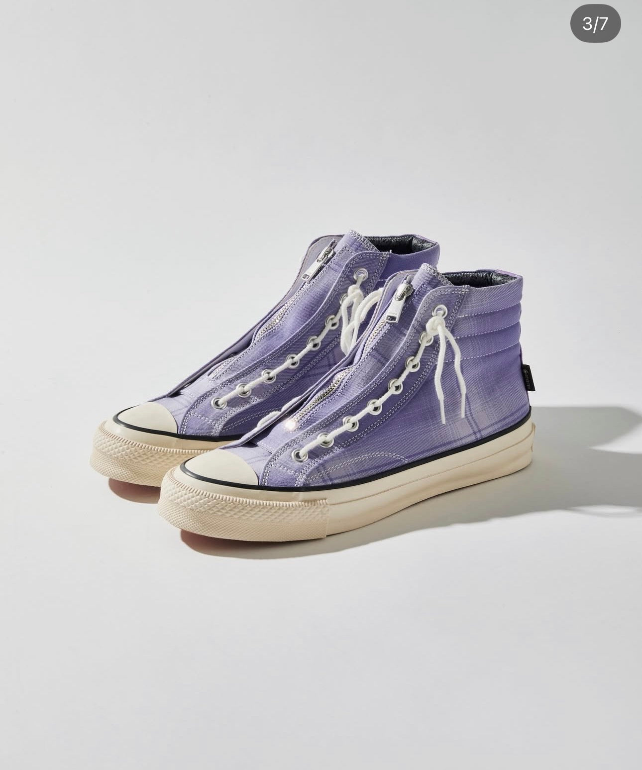 SPINGLE × nonnative
DWELLER TRAINER 2 HI COTTON TWILL OMBRE CHECK by Rafu WITH GORE-TEX