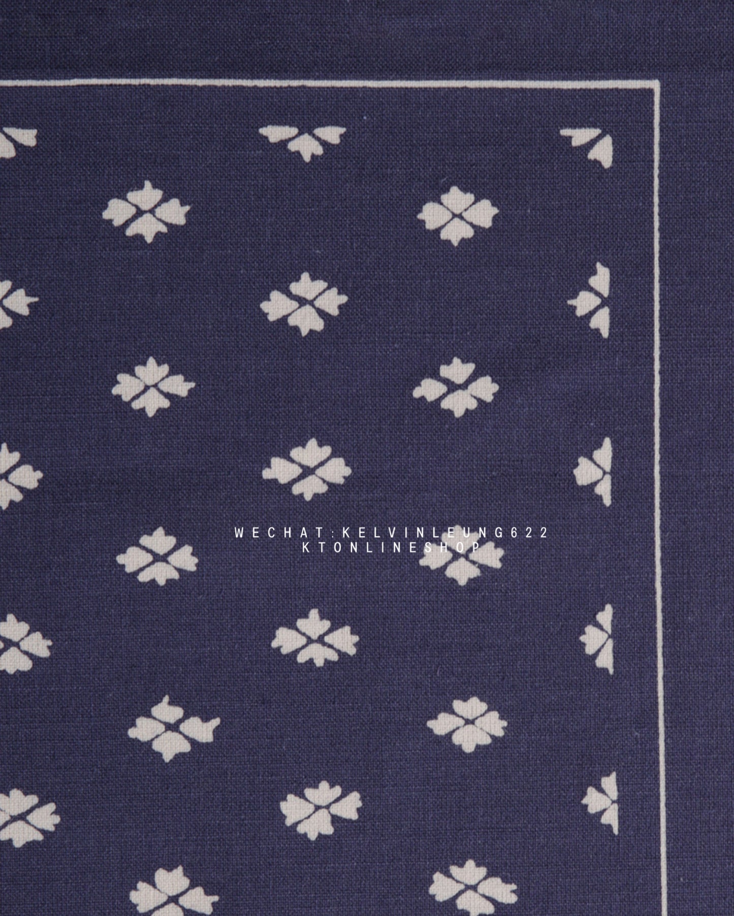 VISVIM 25AW SPOT BANDANA (C/SI CHAMBRAY)