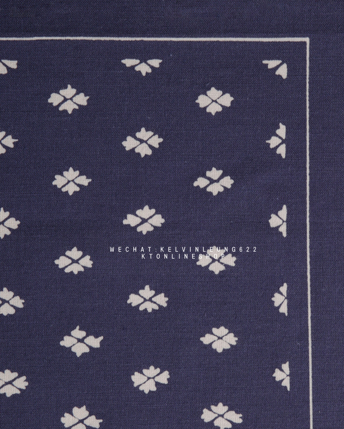 VISVIM 25AW SPOT BANDANA (C/SI CHAMBRAY)
