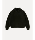 A.PRESSE 26AW Brushed Cashmere Middle Gauge Polo Collar Sweater