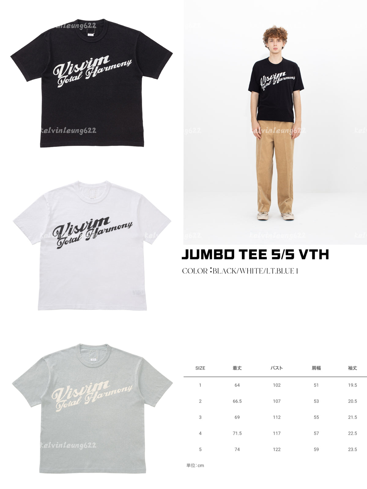VISVIM 26FW JUMBO TEE S/S VTH