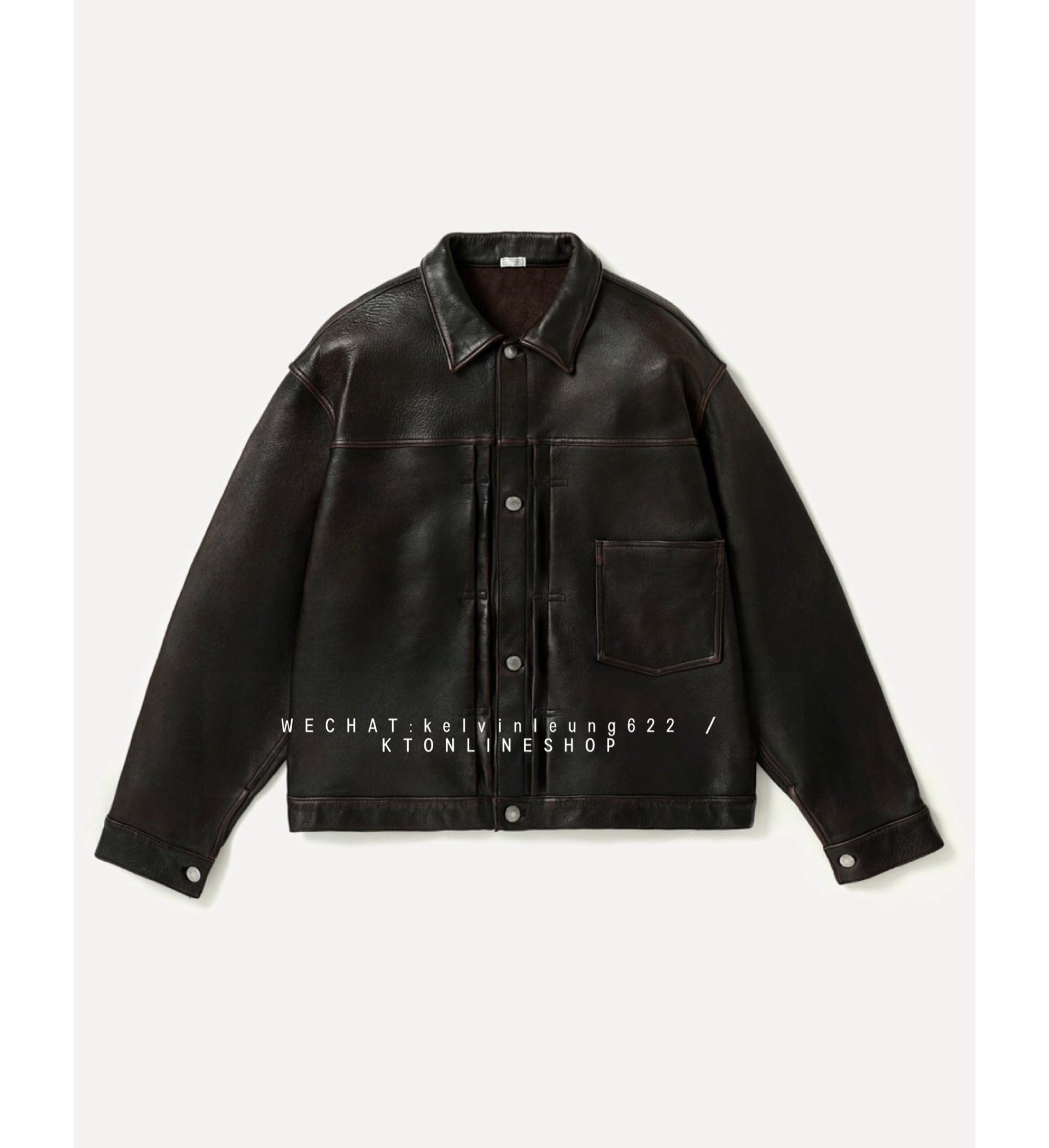 A.PRESSE 26AW Vintage Leather 1st Type Jacket