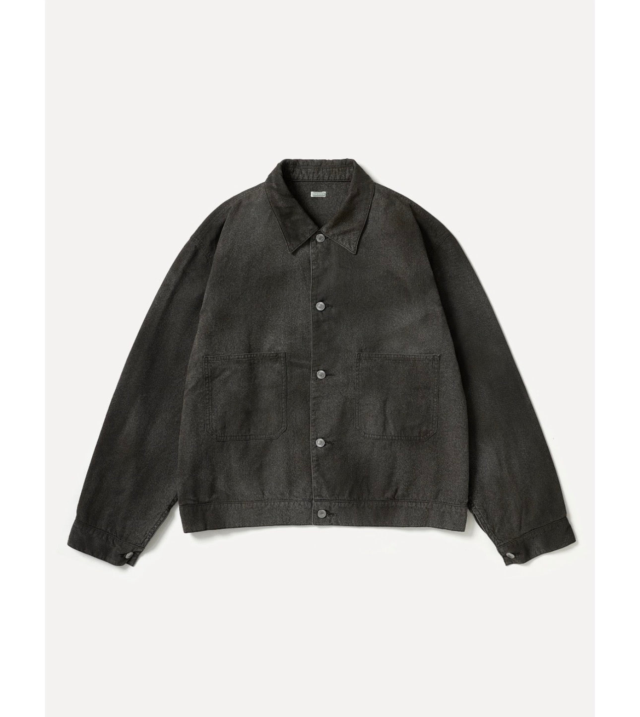 A.PRESSE 26SS A.PRESSE 26SS Vintage Black Chambray Work Jacket