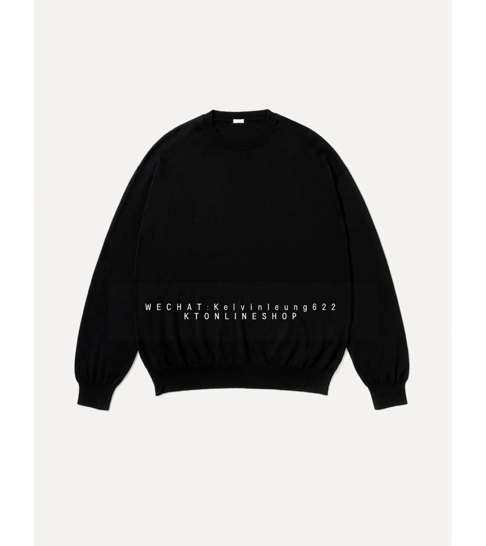 A.PRESSE 26AW Wool Cotton High Gauge Crew Neck Sweater