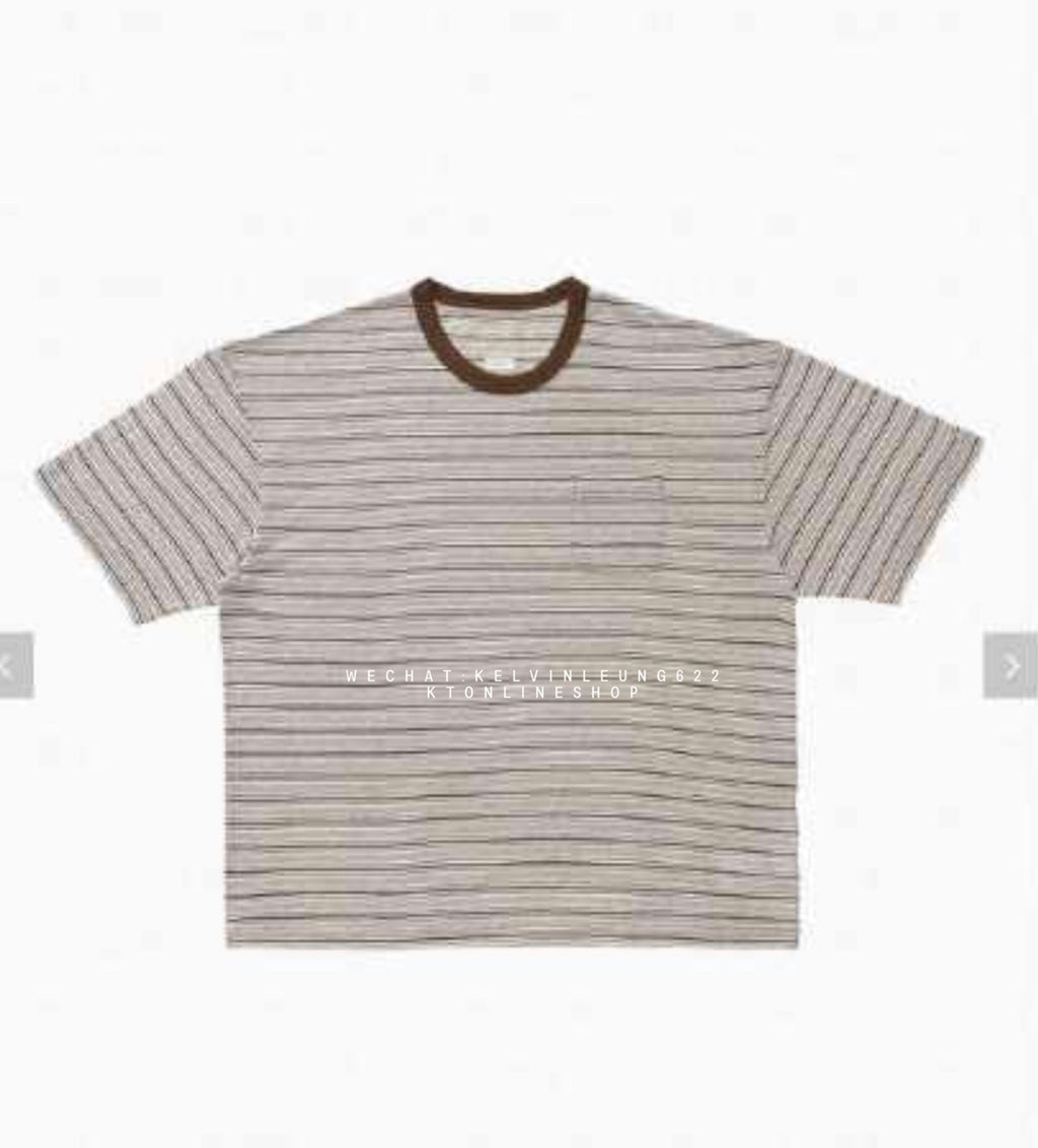 VISVIM 26SS MONDO BORDER TEE S/S (FINE WOOL)