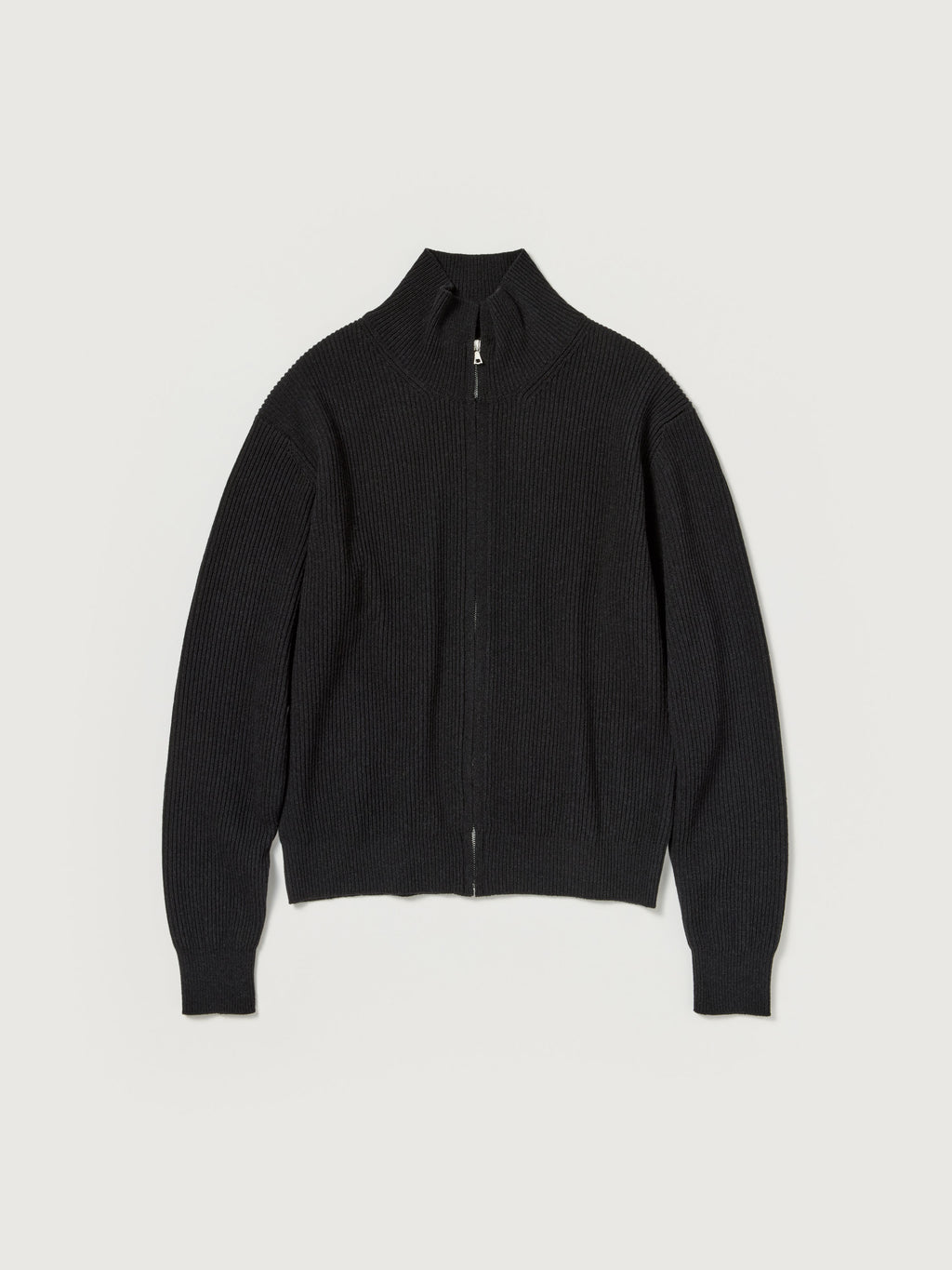 Auralee 26AW SUPER FINE WOOL RIB KNIT ZIP CARDIGAN