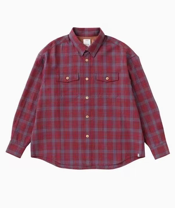 VISVIM 25AW LUMBER CHECK L/S