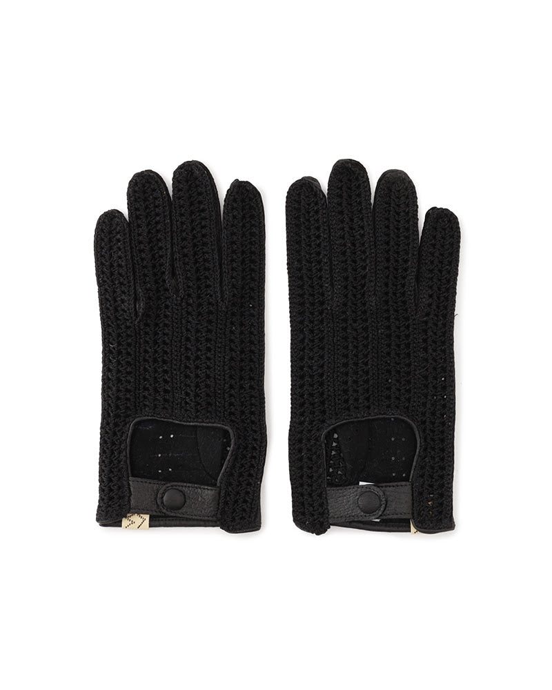 VISVIM 26AW MOTORS CLUB VMC CROCHET DRIVING GLOVES
