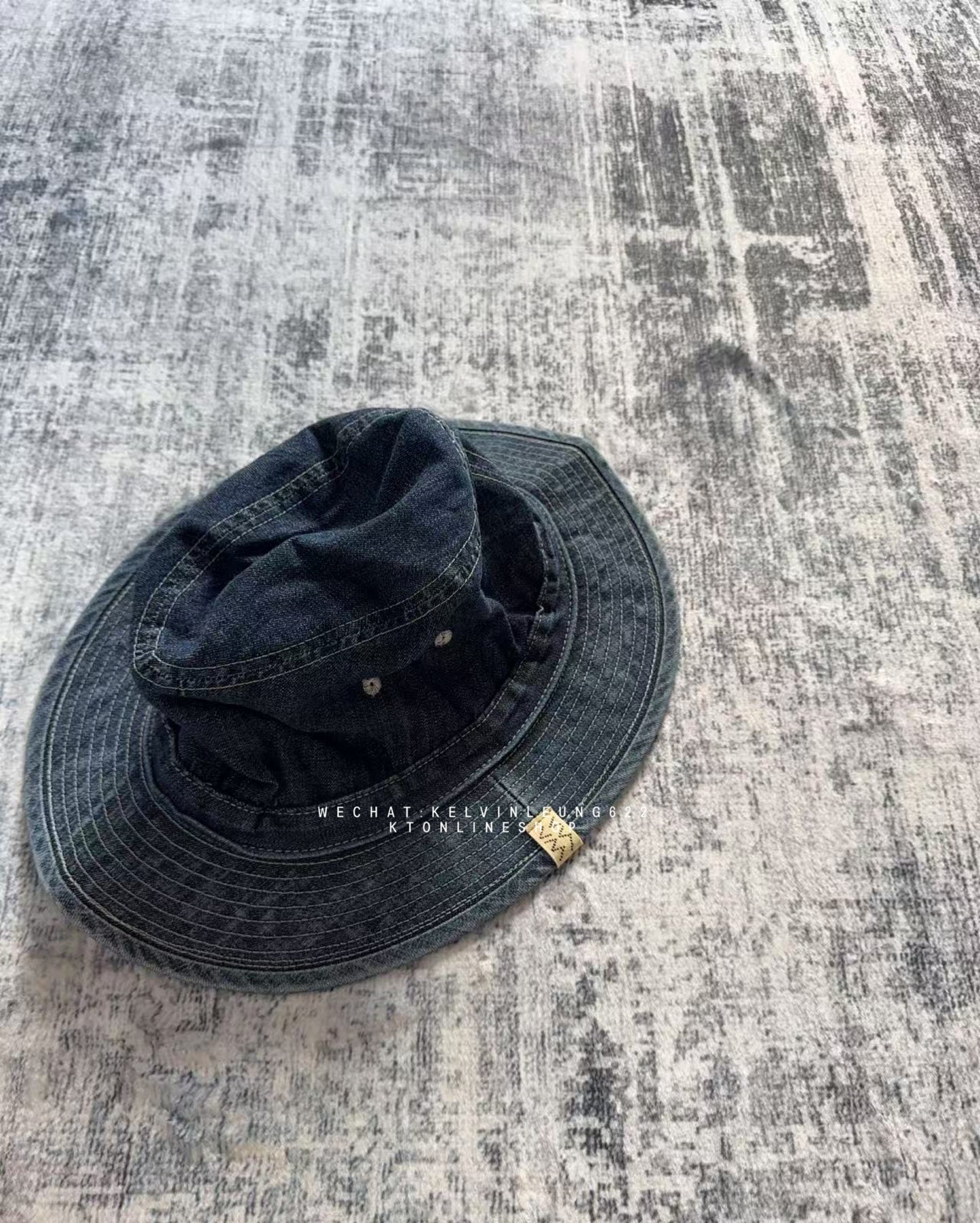 VISVIM 25SS MOTORS CLUB BUCKET CAP DMGD