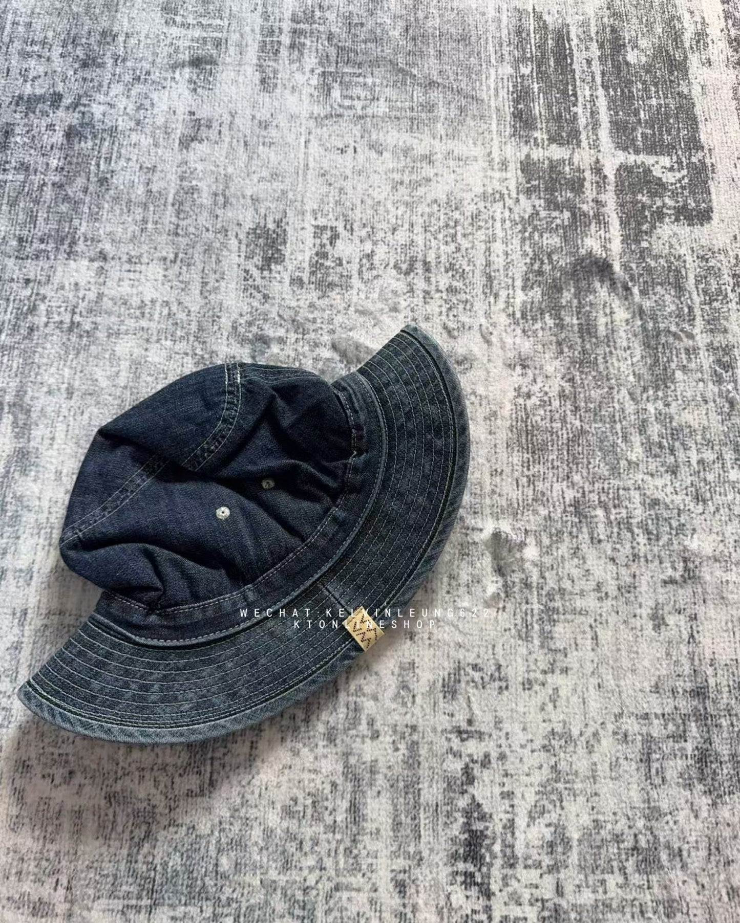 VISVIM 25SS MOTORS CLUB BUCKET CAP DMGD