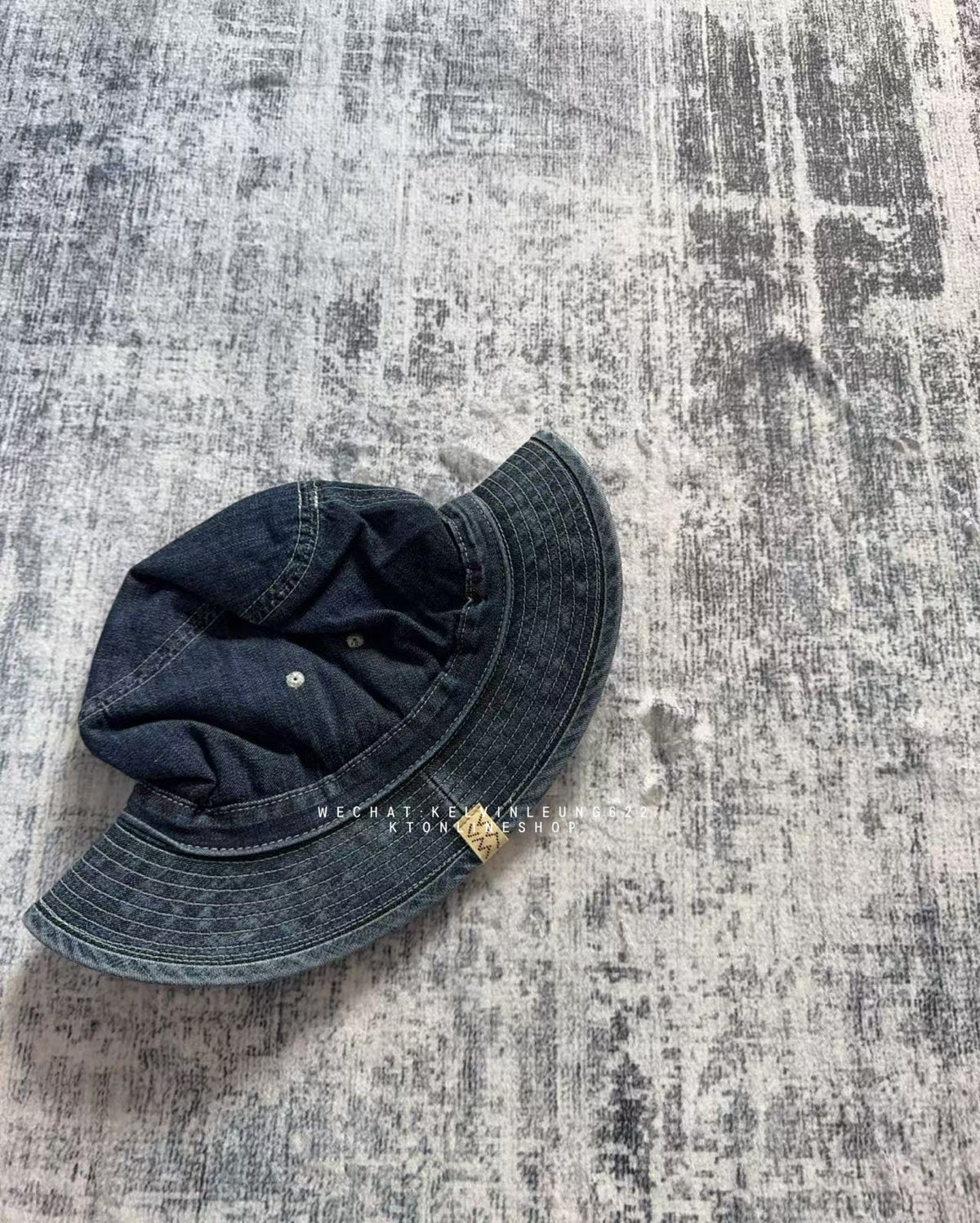 VISVIM 25SS MOTORS CLUB BUCKET CAP DMGD
