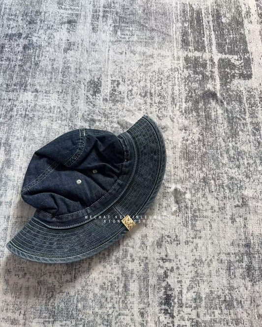 VISVIM 25SS MOTORS CLUB BUCKET CAP DMGD