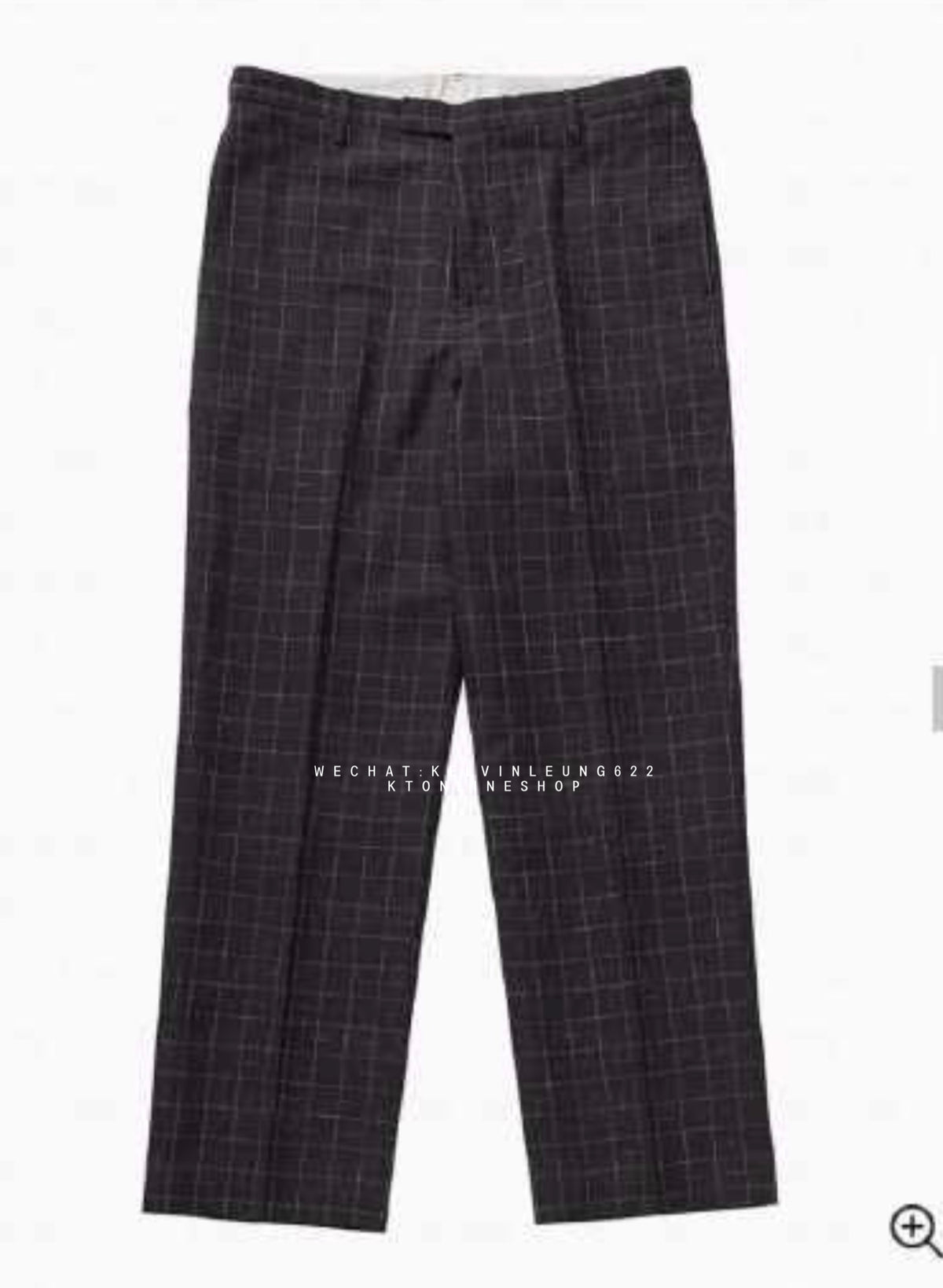VISVIM 26SS WALKER SLACKS SANTOME CHECK
