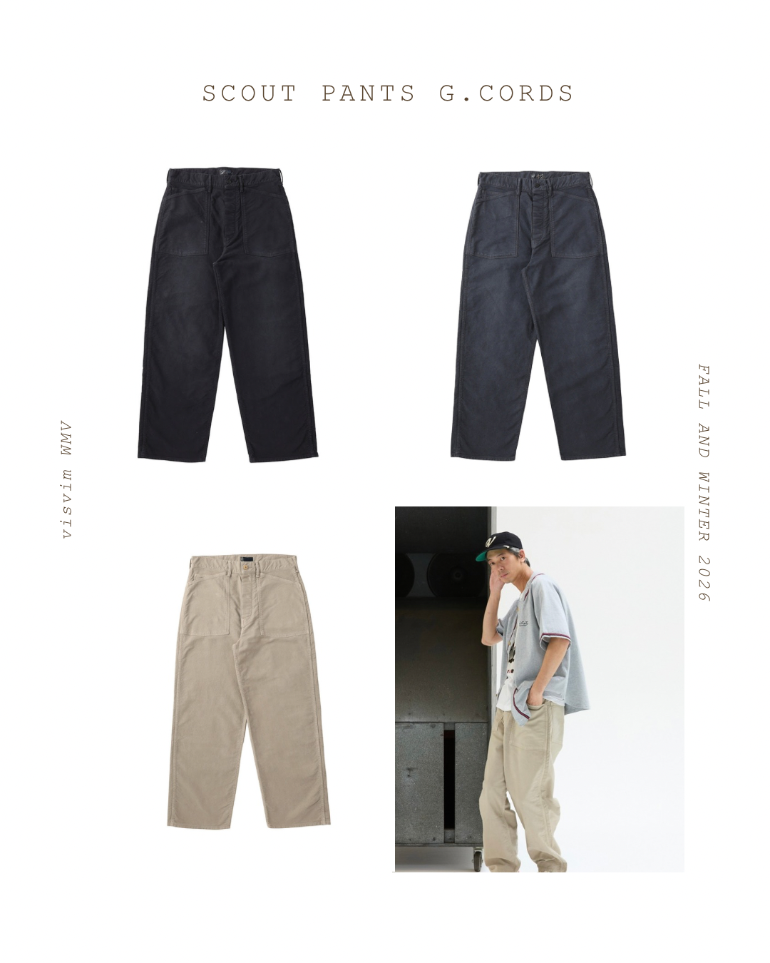 VISVIM ICT 26AW SCOUT PANTS G.CORDS