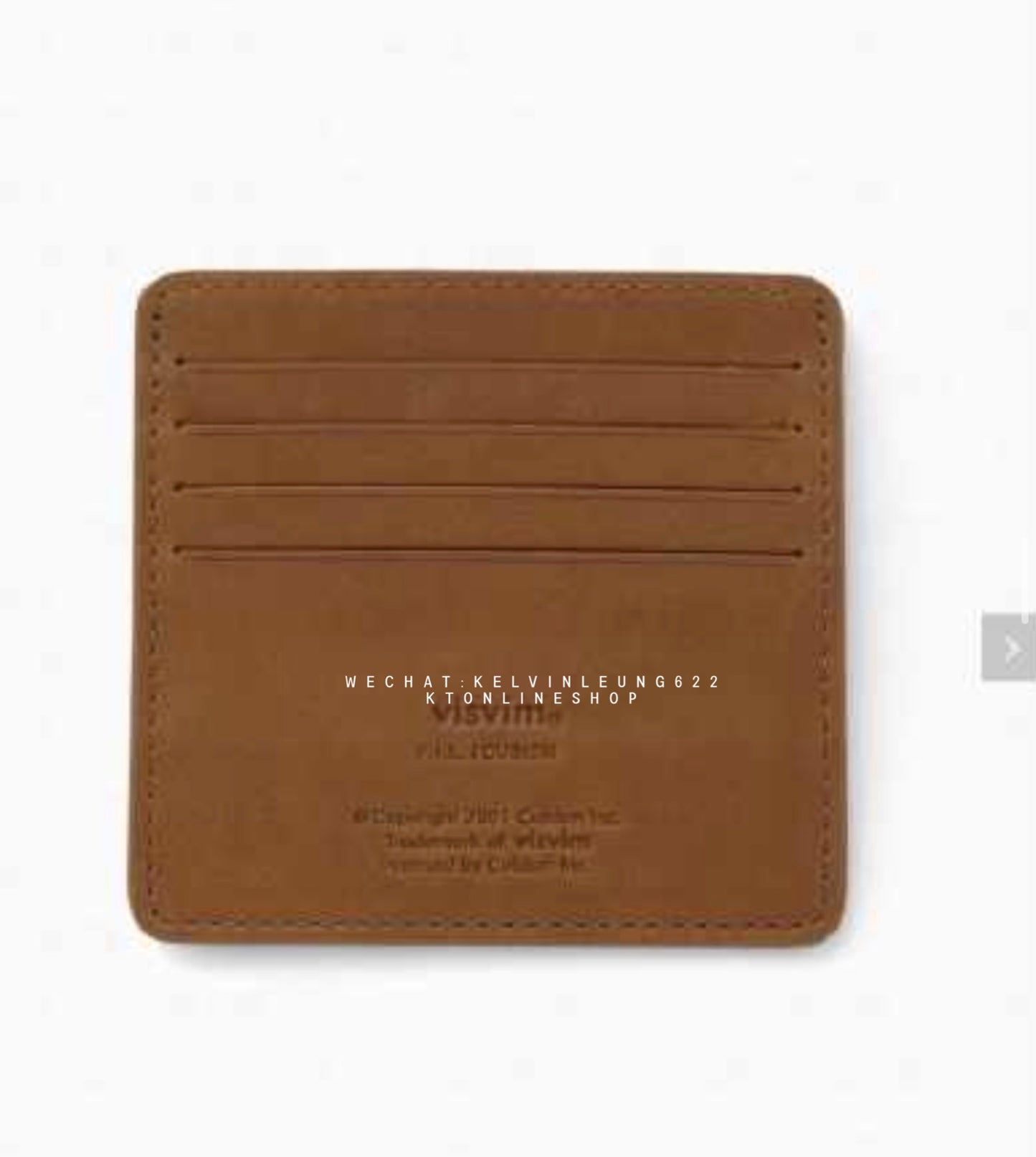 VISVIM 26SS LEATHER CARD CASE