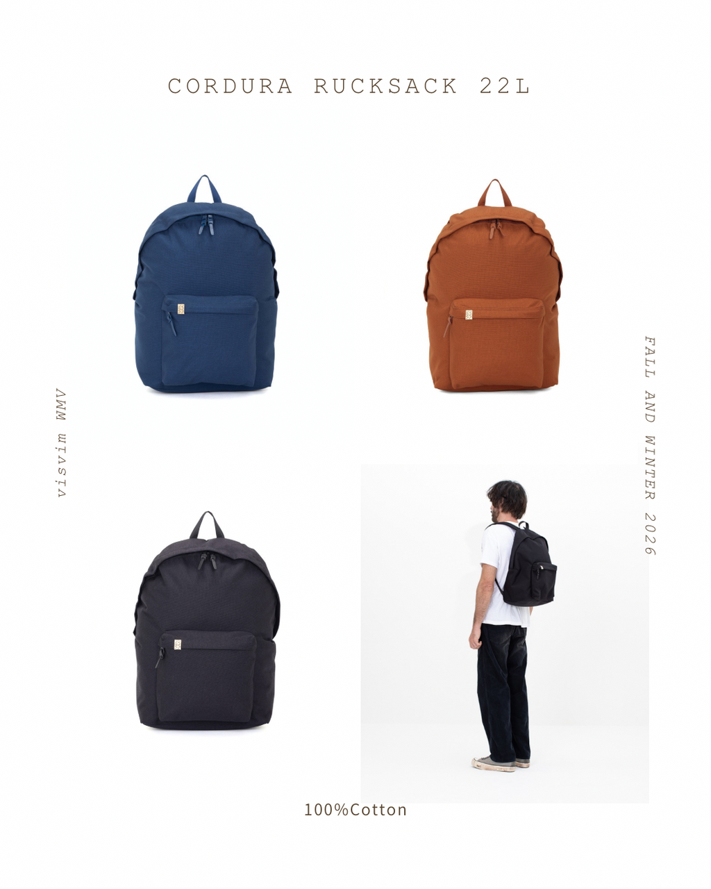 VISVIM 26AW CORDURA RUCKSACK 22L