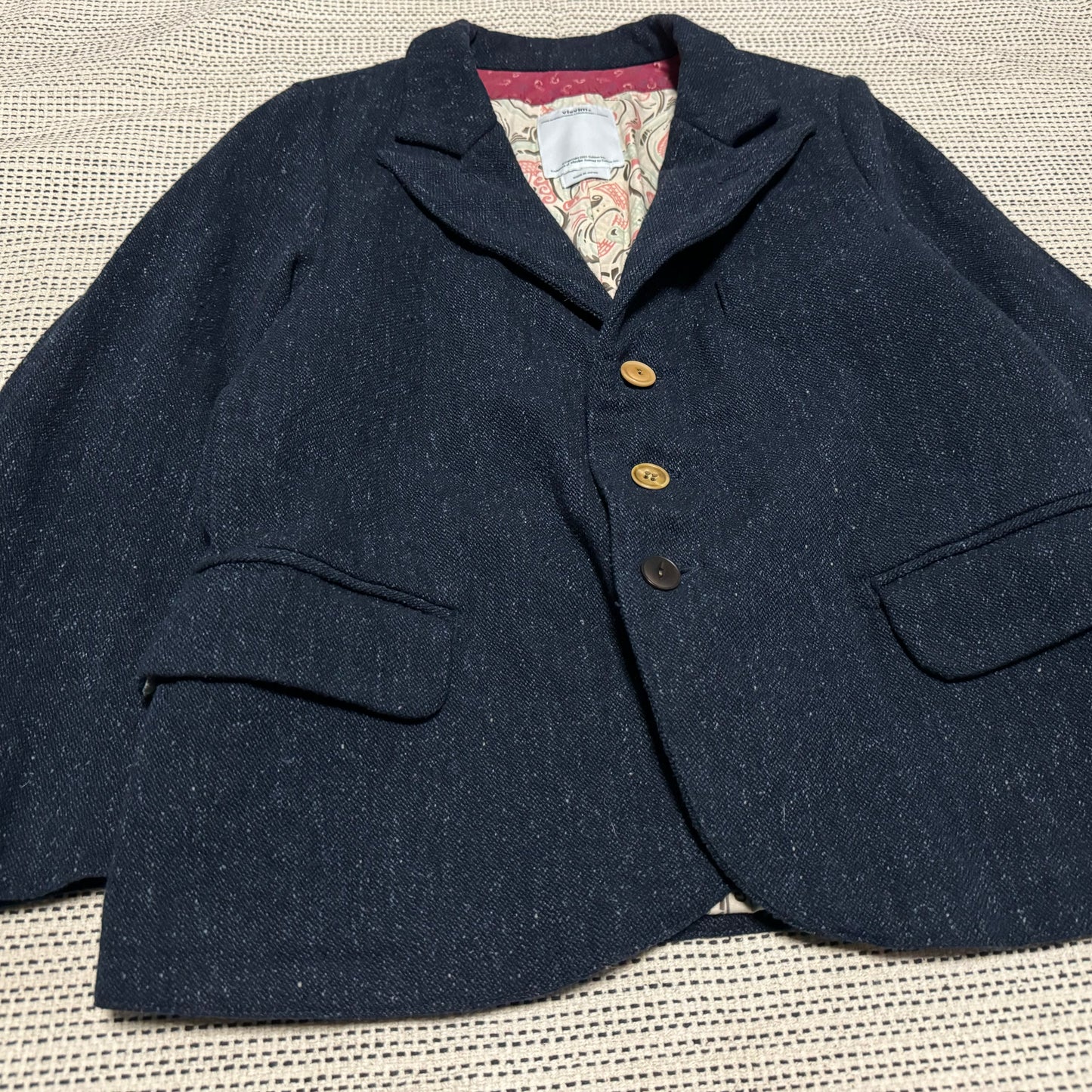 VISVIM GRANGER BLAZER NAVY