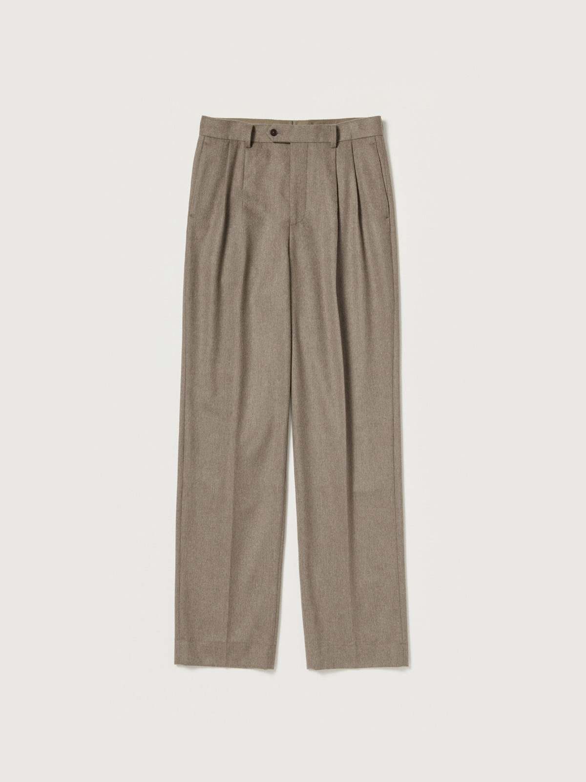 Auralee 26AW CASHMERE MOLESKIN TWO-TUCK SLACKS
