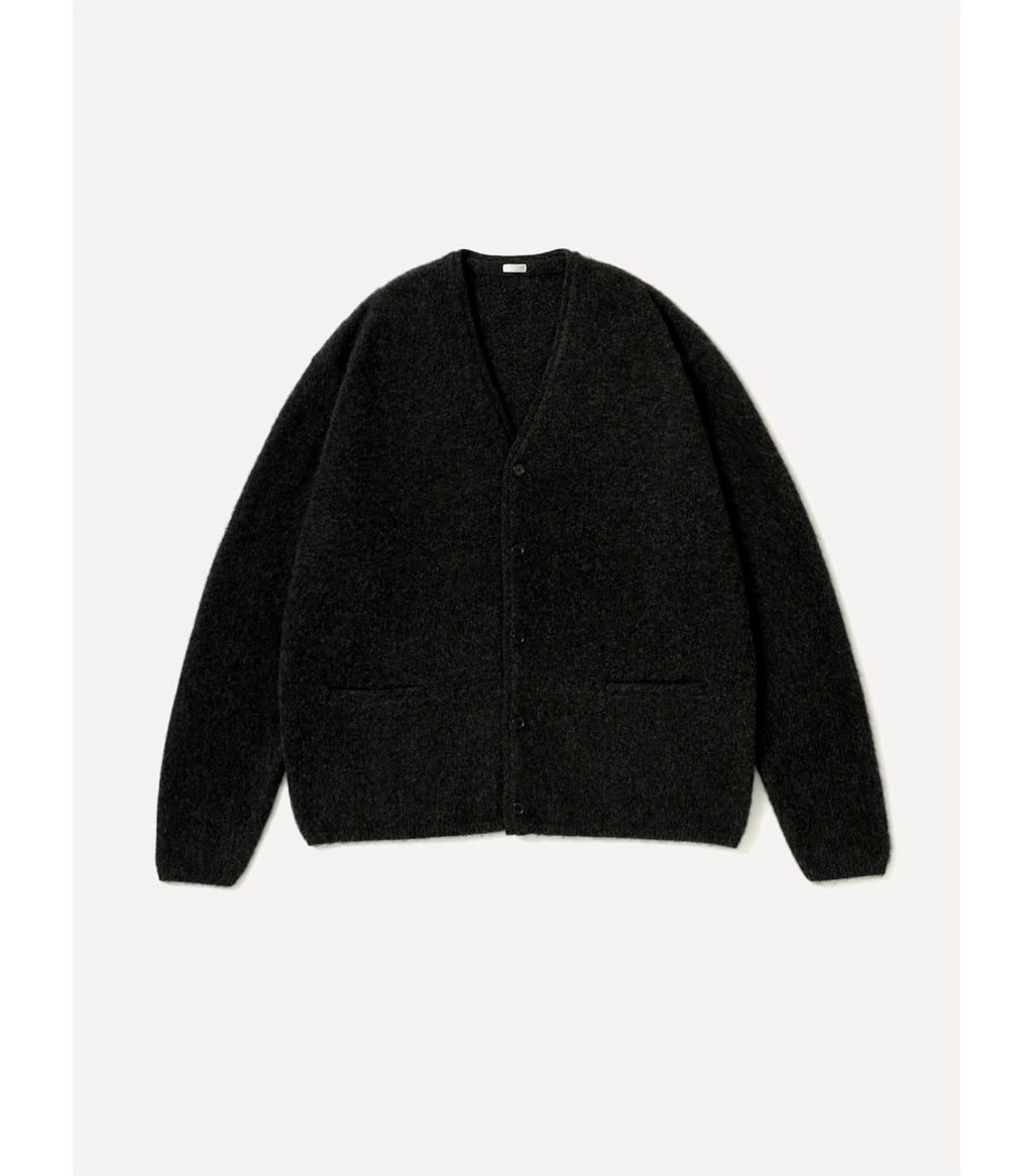 A.PRESSE 26AW Brushed Cashmere Middle Gauge Cardigan