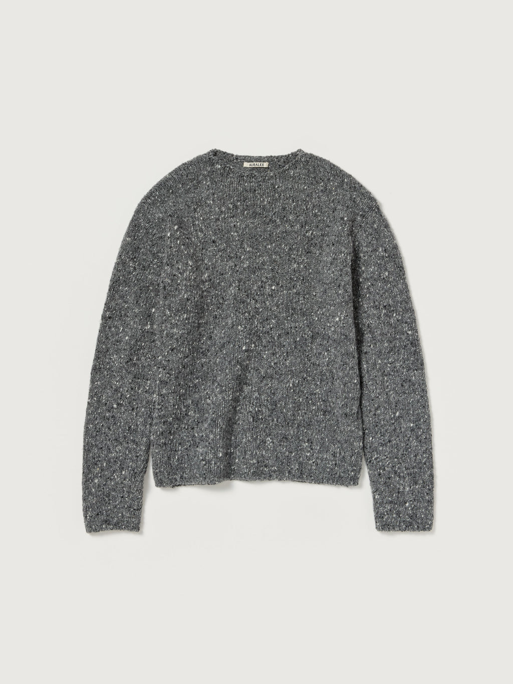 AURALEE 26AW LOW-GAUGE HOMESPUN TWEED KNIT P/O