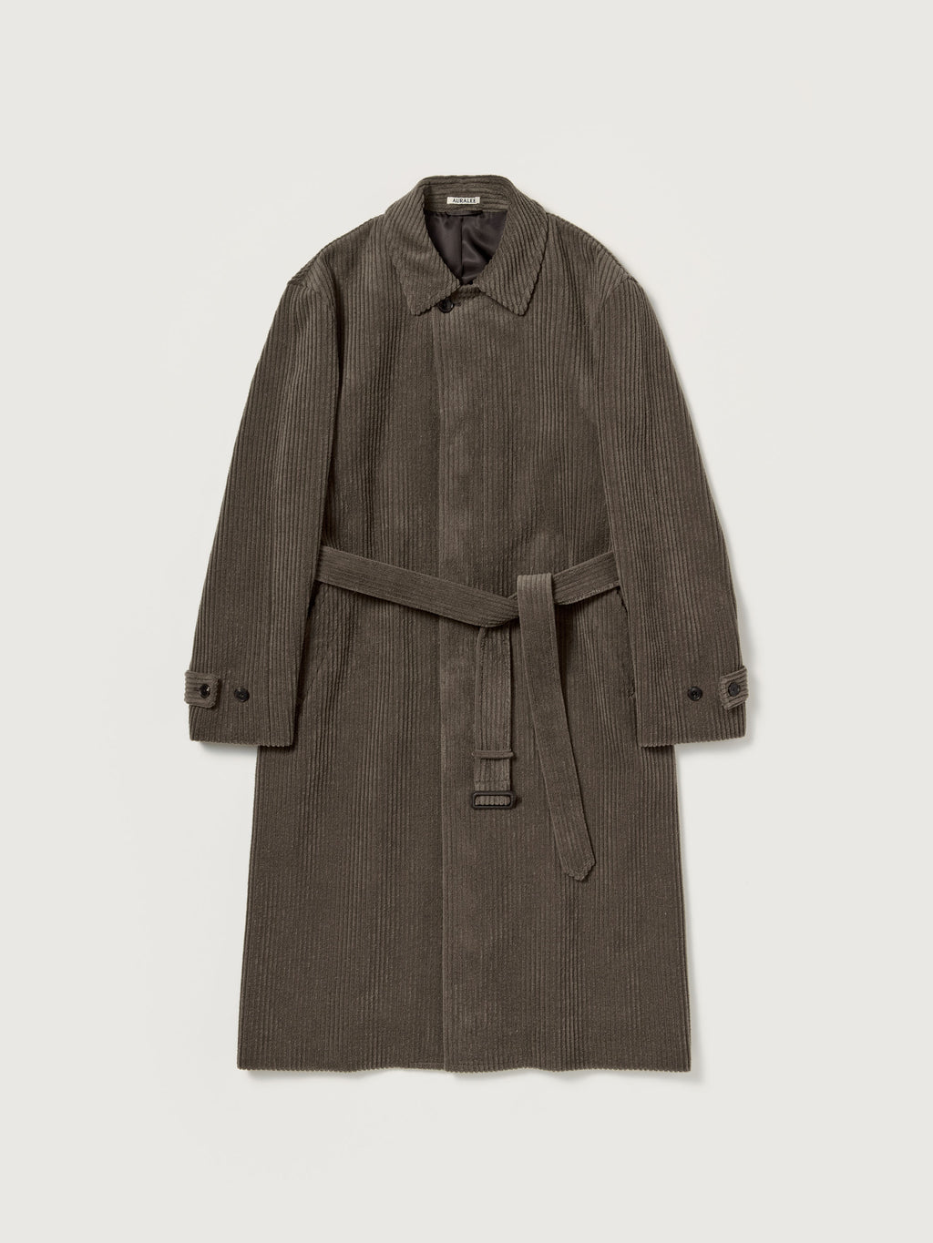 Auralee 26AW WOOL CASHMERE CORDUROY SOUTIEN COLLAR COAT