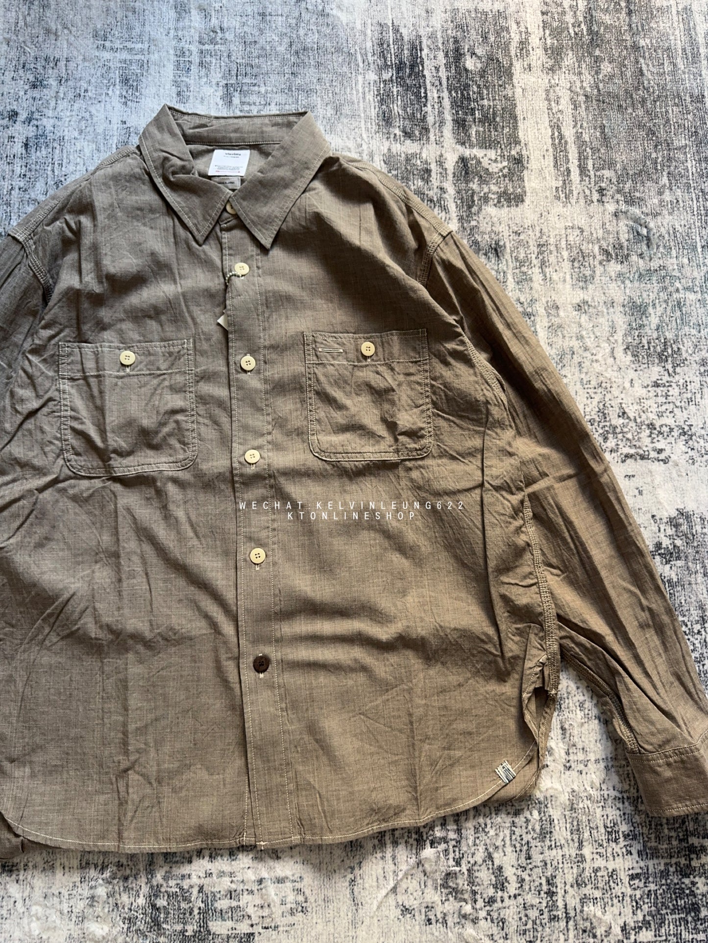 VISVIM 25AW BRIGGS CHAMBRAY L/S N.D.
