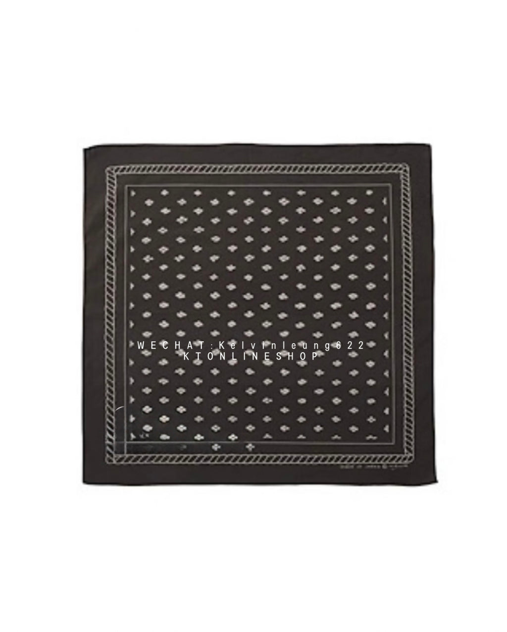 VISVIM 26SS BANDANA (C/SI) CHAMBRAY DMGD