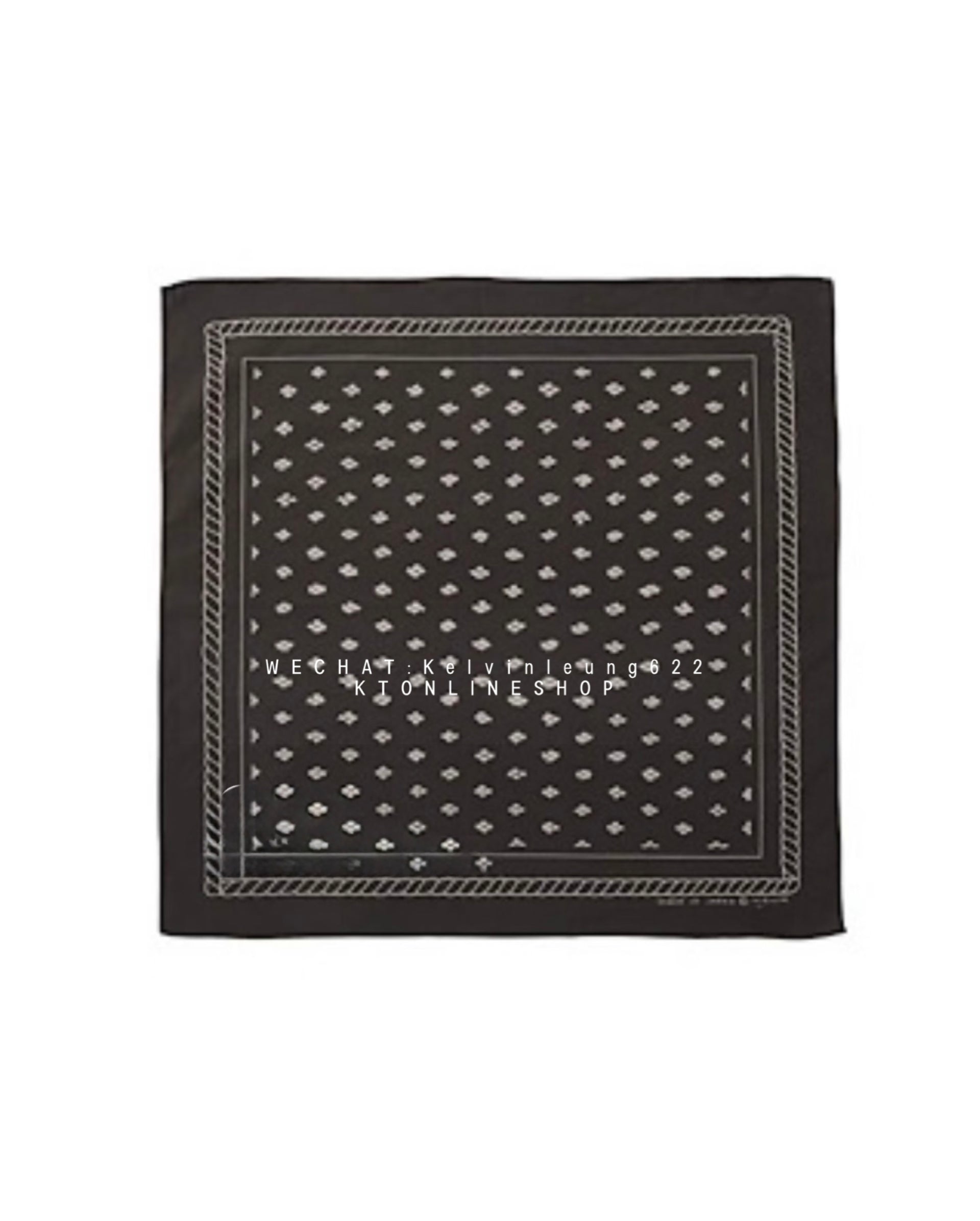 VISVIM 26SS BANDANA (C/SI) CHAMBRAY DMGD