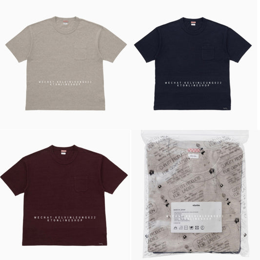 VISVIM 25SS SUBLIG JUMBO 3-PACK S/S MULTI