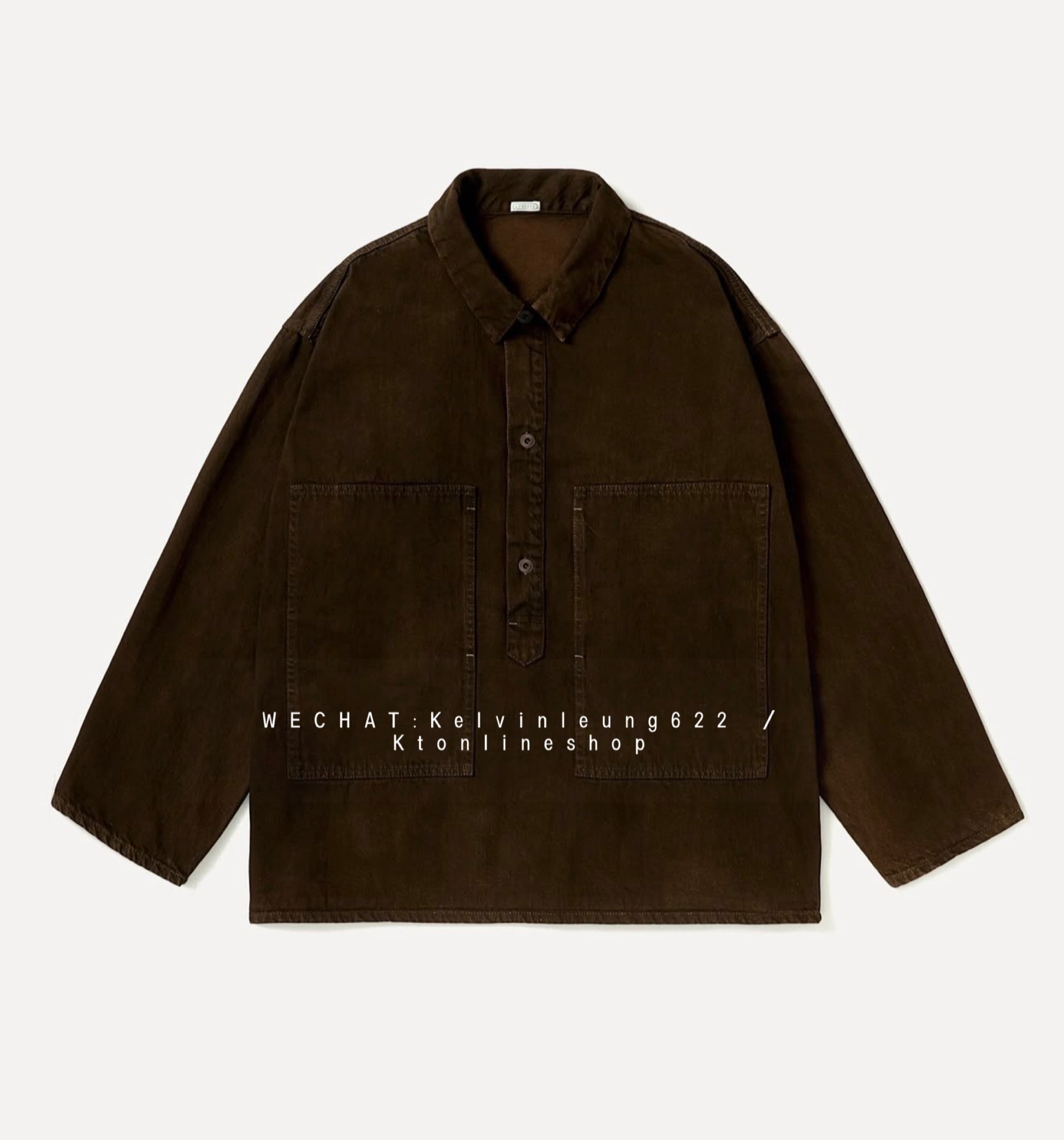 A.PRESSE 26AW Vintage M-35 Denim Pullover Jacket
